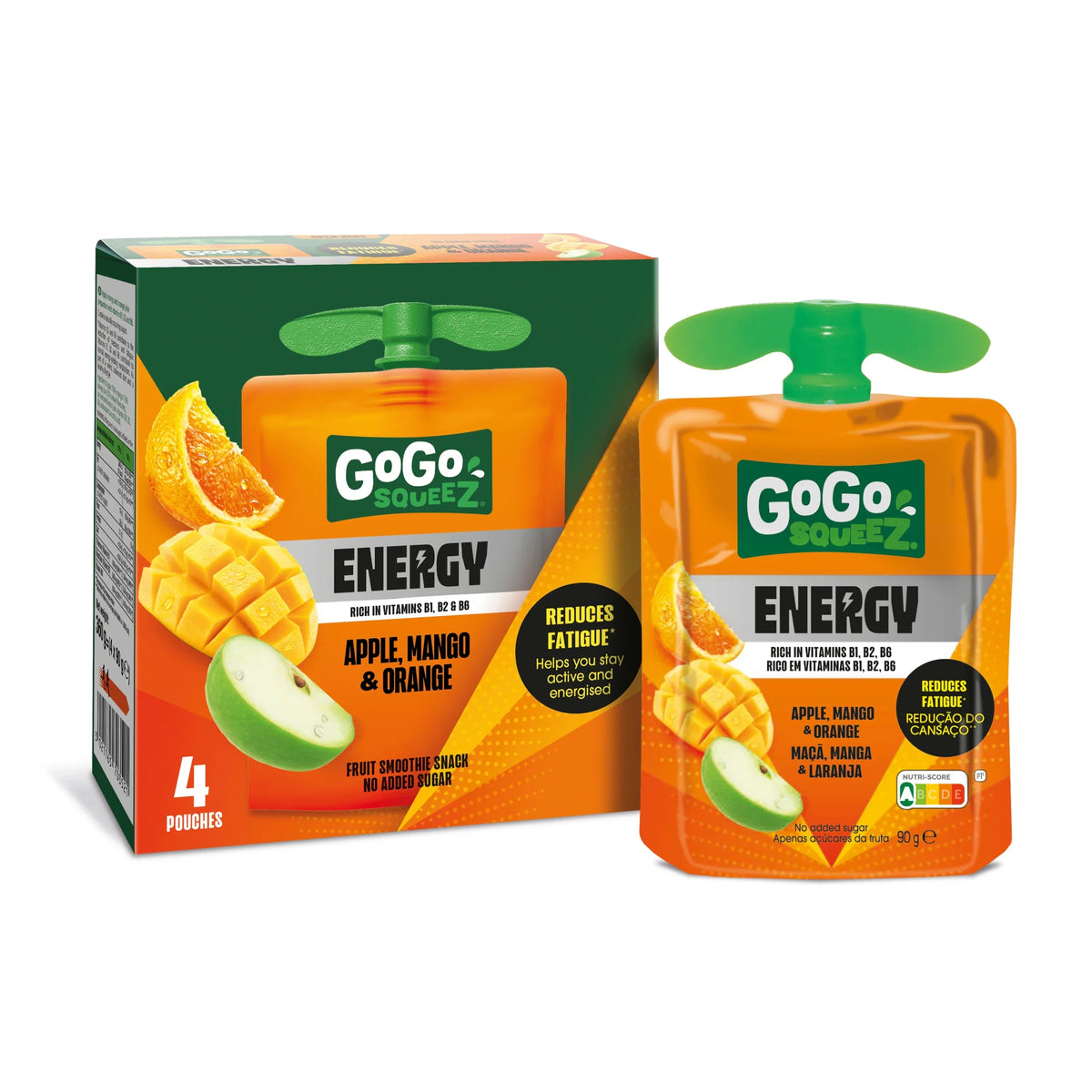 Energy Apple, Mango & Orange No by GOGO SQUEEZ at The British Vault