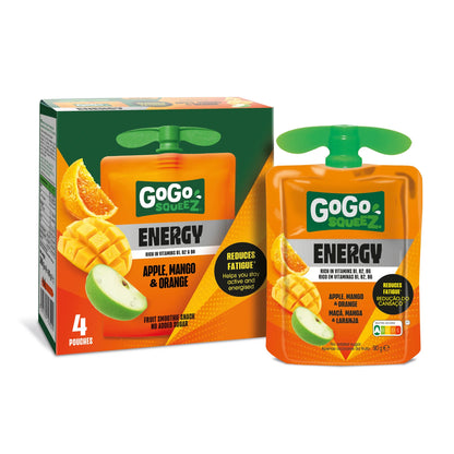 Energy Apple, Mango & Orange No by GOGO SQUEEZ at The British Vault
