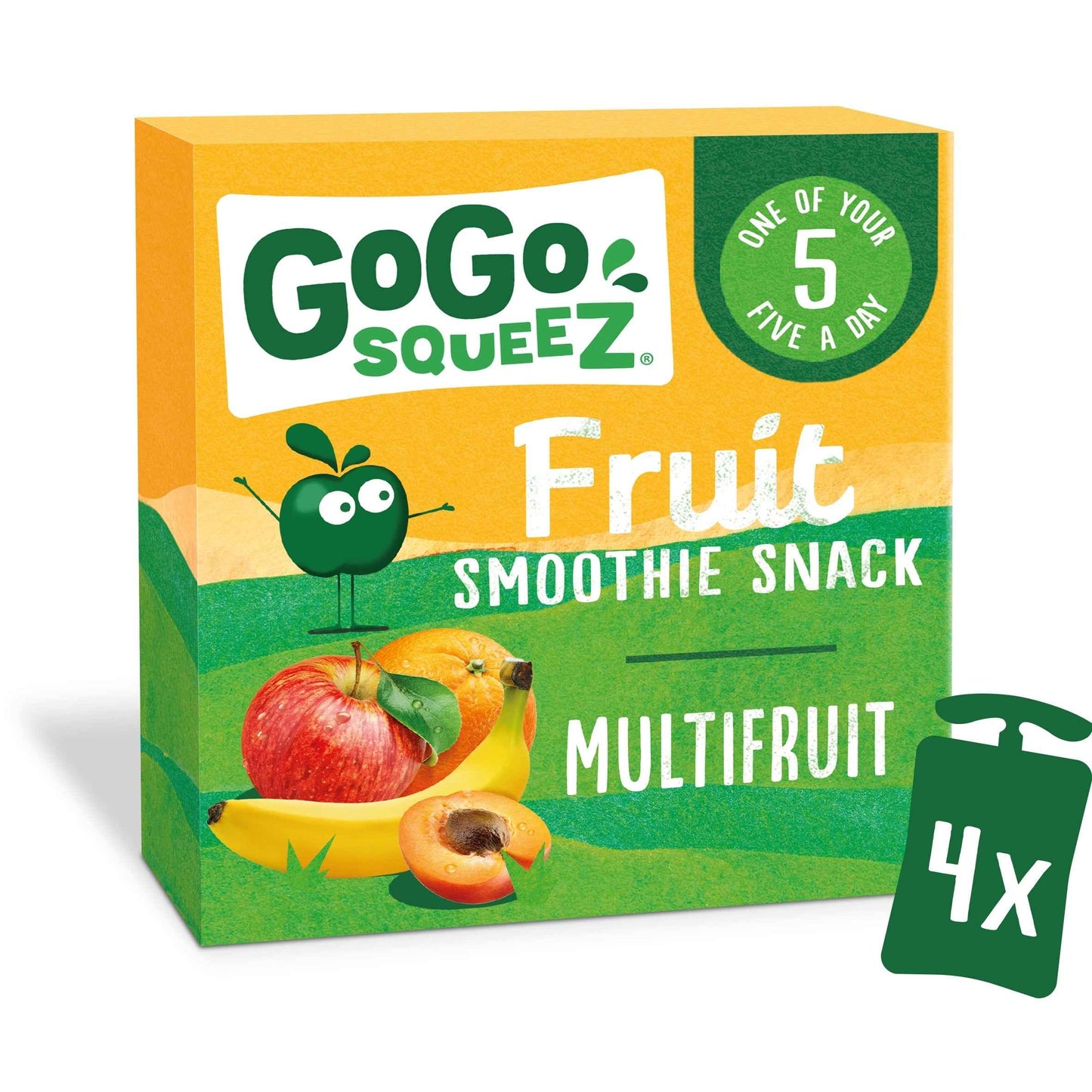 Fruit Smoothie Snack - Multifruit by GOGO SQUEEZ