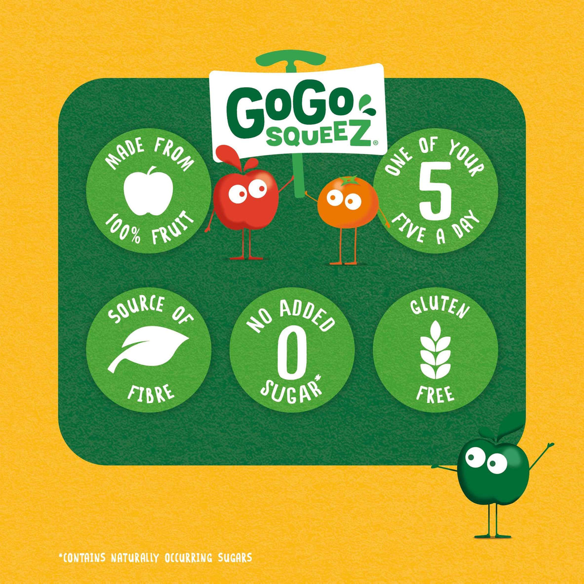 Fruit Smoothie Snack - Multifruit by GOGO SQUEEZ