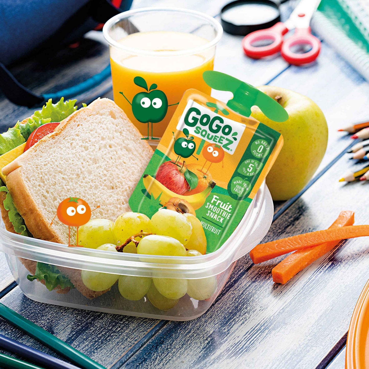 Fruit Smoothie Snack - Multifruit by GOGO SQUEEZ