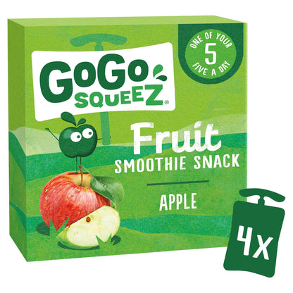 Fruit Snack Apple 4x90g by GoGo squeeZ