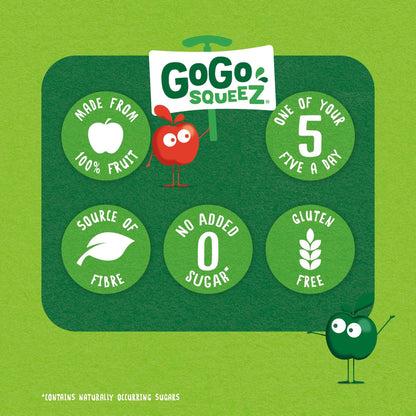Fruit Snack Apple 4x90g by GoGo squeeZ