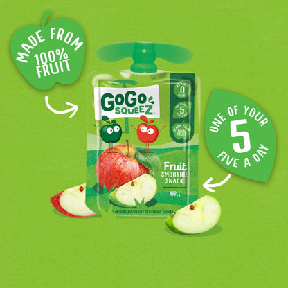 Fruit Snack Apple 4x90g by GoGo squeeZ