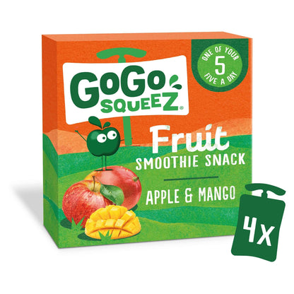 Fruit Snack Apple Mango 4x90g by GoGo squeeZ