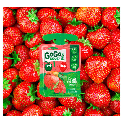 Fruit Snack Apple Strawberry 4x90g by GoGo squeeZ