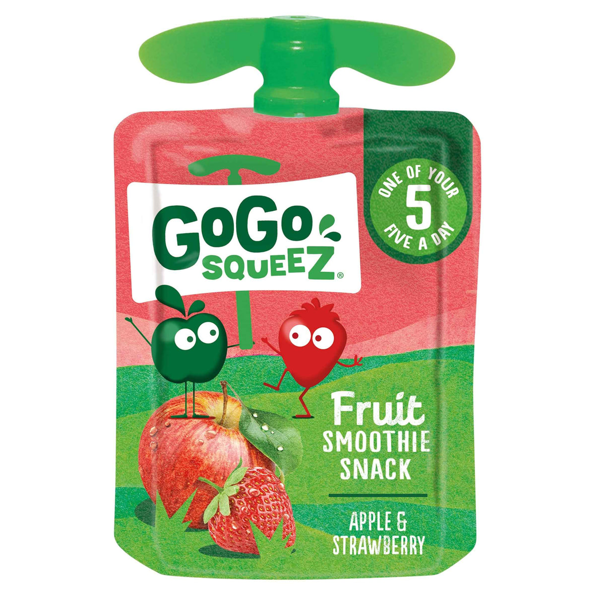 Fruit Snack Apple Strawberry 4x90g by GoGo squeeZ
