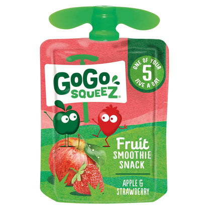 Fruit Snack Apple Strawberry 4x90g by GoGo squeeZ