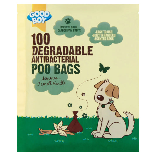 Antibacterial Degradable Poo Bags X by GOOD BOY