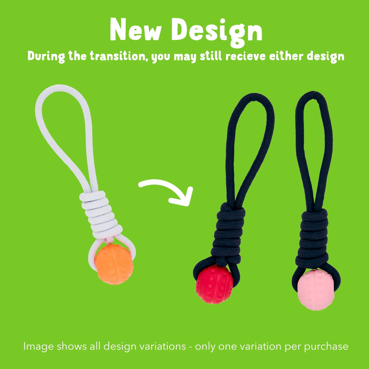 Wagtastic Fetch Ball On Rope Dog Toy by GOOD BOY