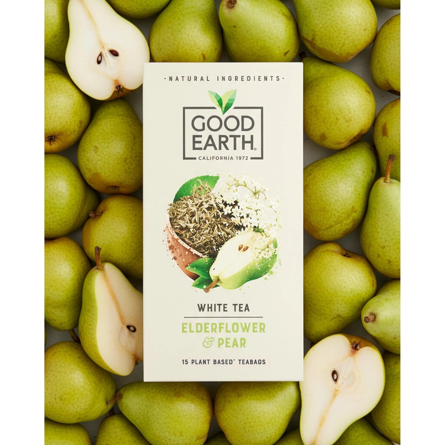 White Tea Elderflower & Pear 15 by GOOD EARTH