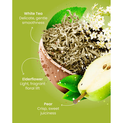 White Tea Elderflower & Pear 15 by GOOD EARTH