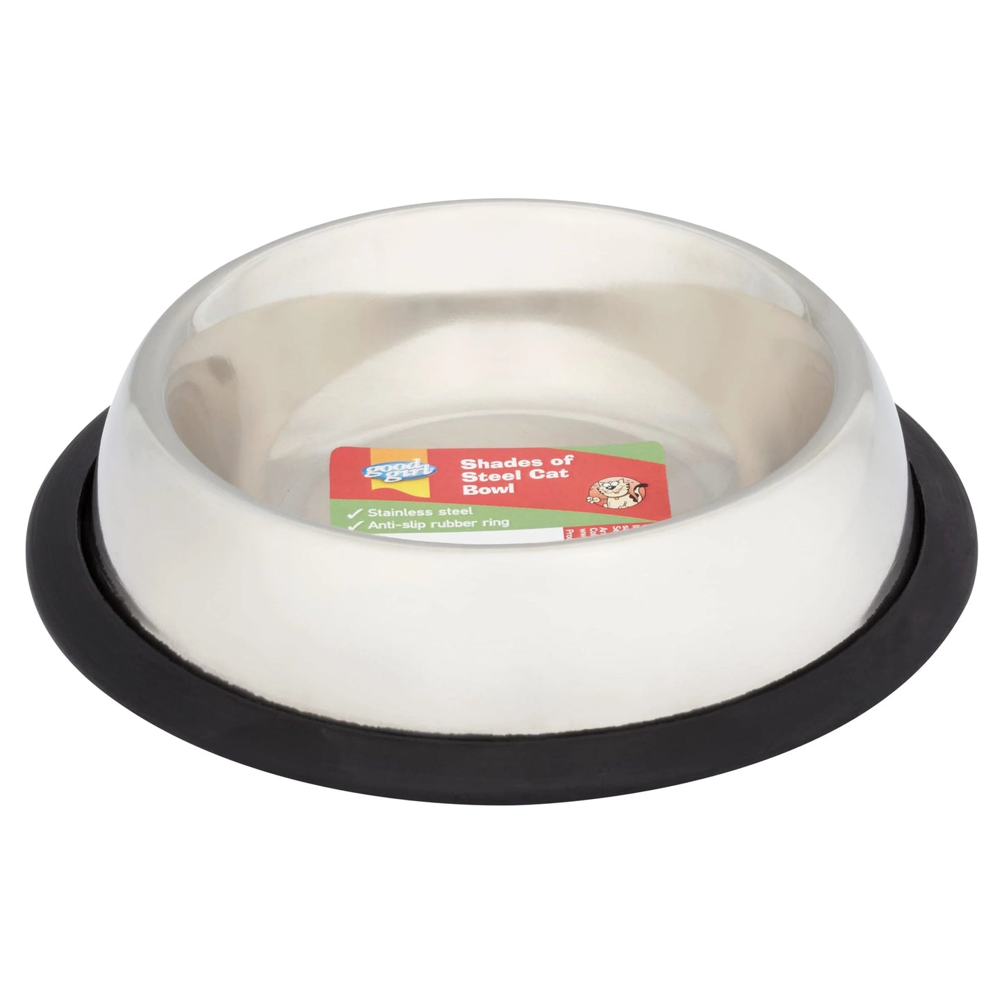 Non Slip Cat Bowl - Shades Of Steel by GOOD GIRL
