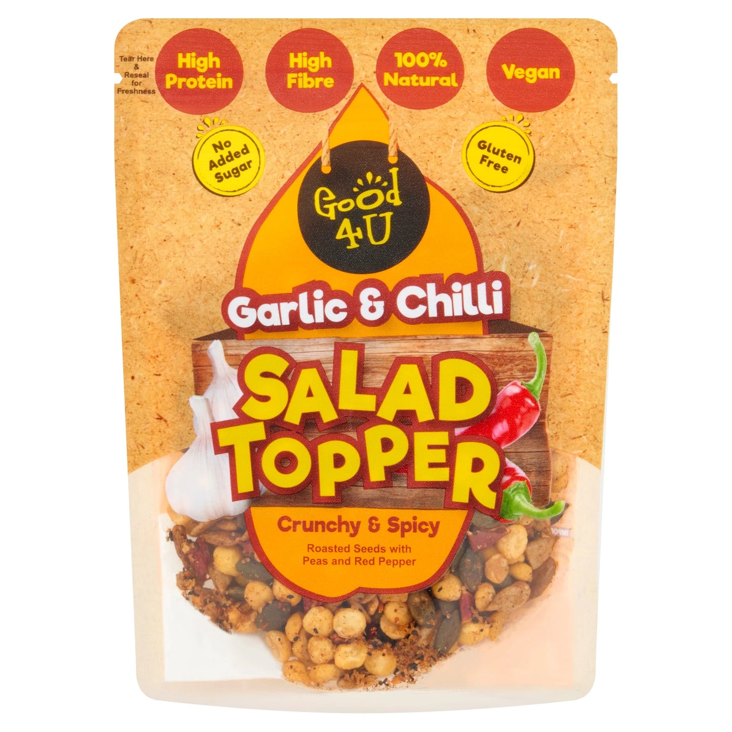 Garlic & Chilli Salad Topper 125g by Good4U