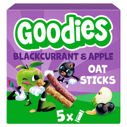 Apple & Blackcurrant Oat Sticks 5x23g by Goodies
