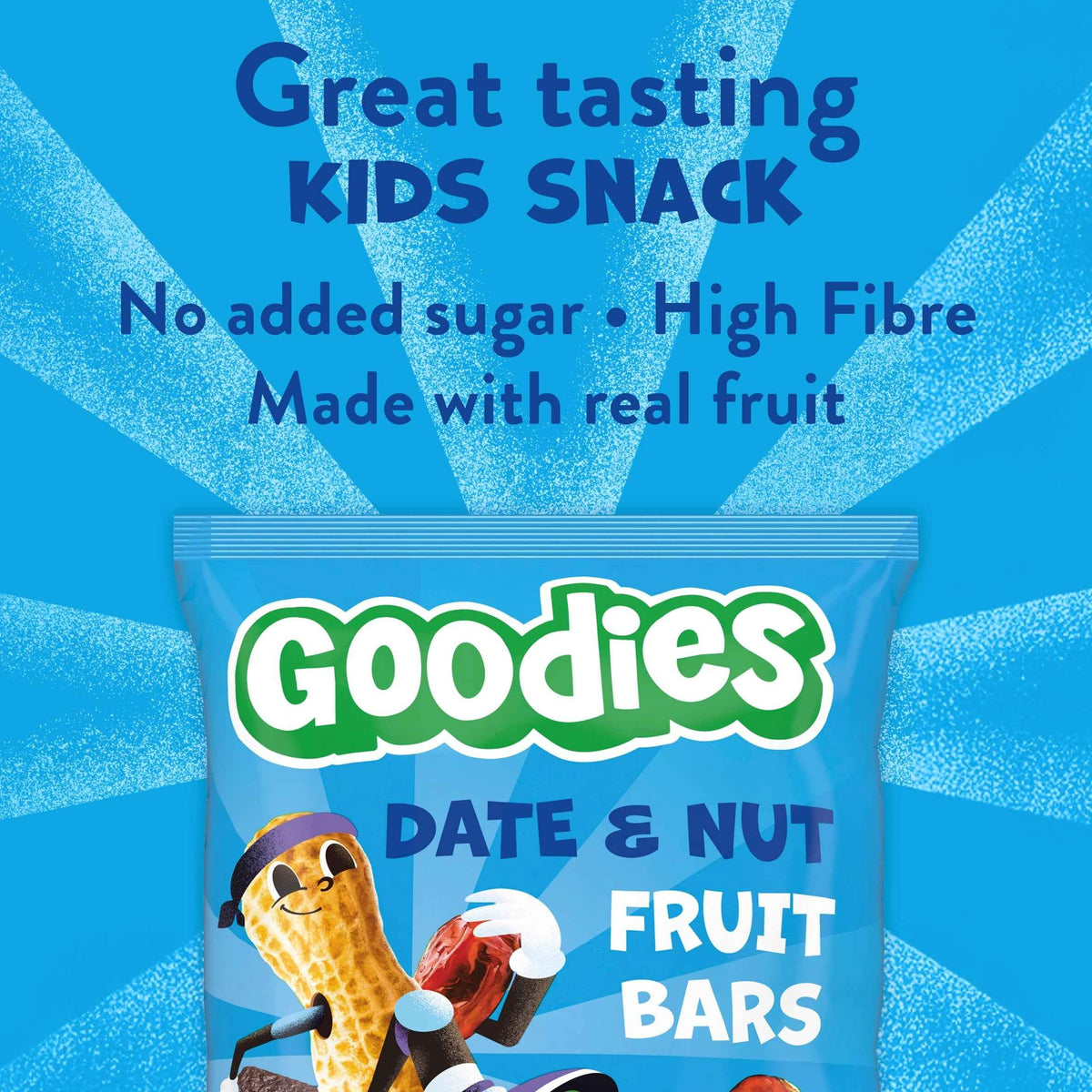 Date & Nuts Fruit Bars 5x20g by Goodies