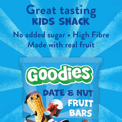 Date & Nuts Fruit Bars 5x20g by Goodies