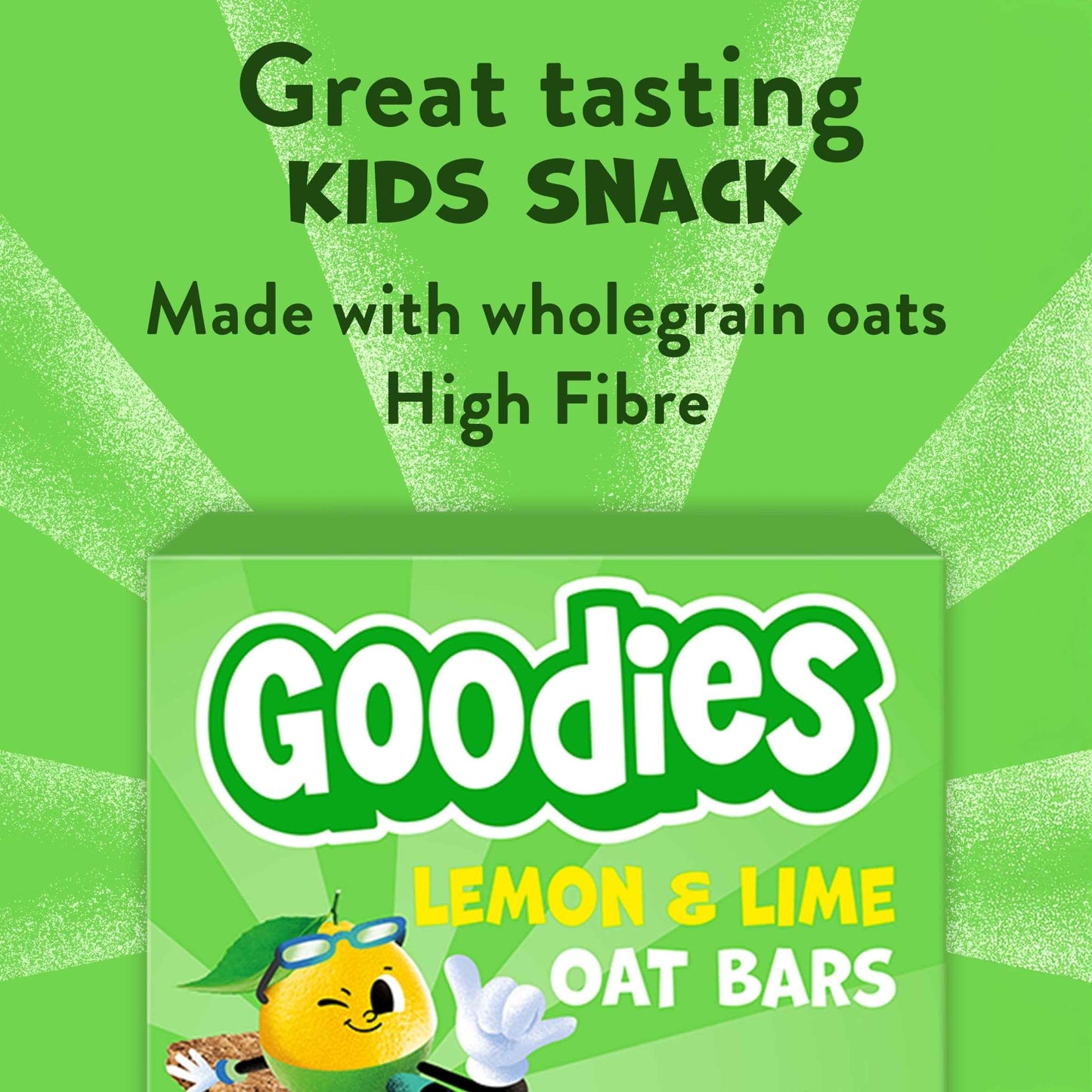 Lemon & Lime Oat Bars 6x23g by Goodies