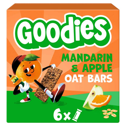 Mandarin & Apple Oat Bars 6x23g by Goodies