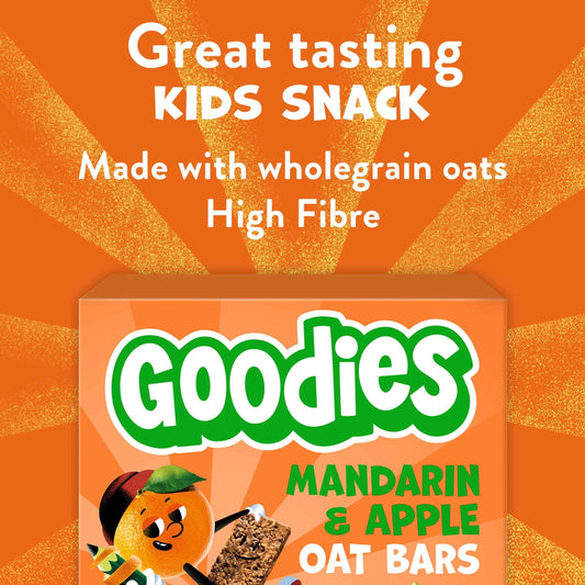 Mandarin & Apple Oat Bars 6x23g by Goodies