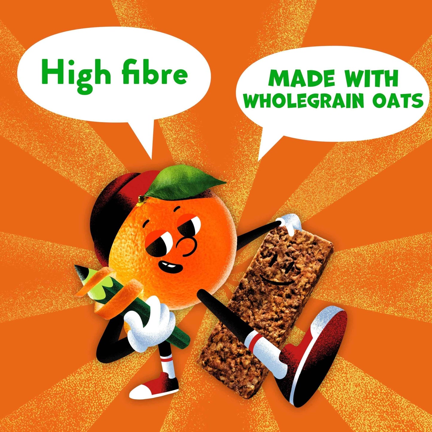 Mandarin & Apple Oat Bars 6x23g by Goodies