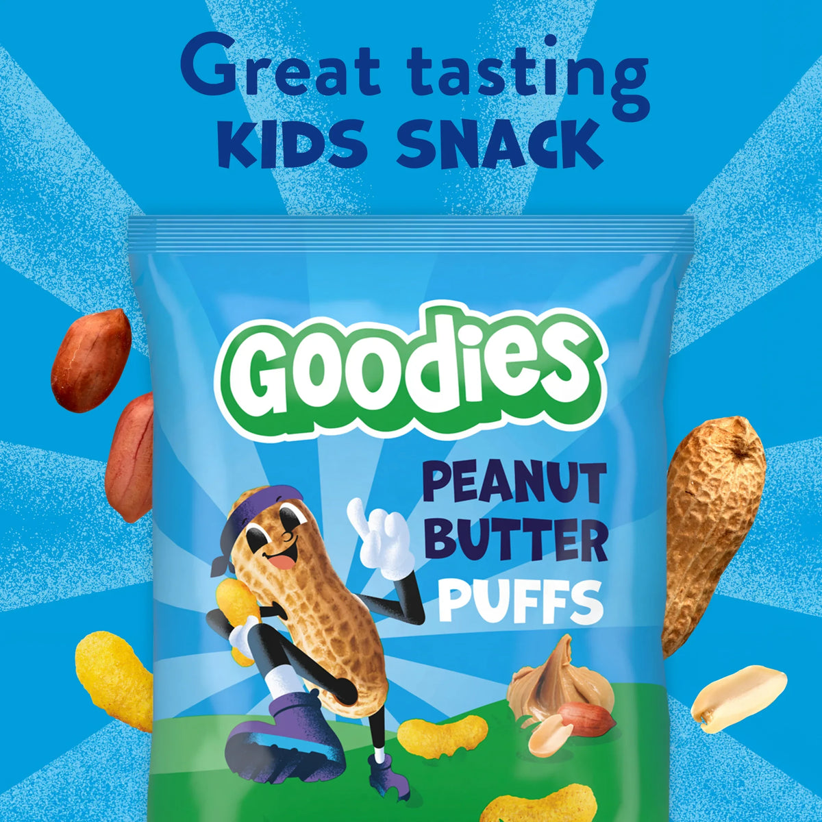 Peanut Butter Puffs 30g by Goodies at The British Vault