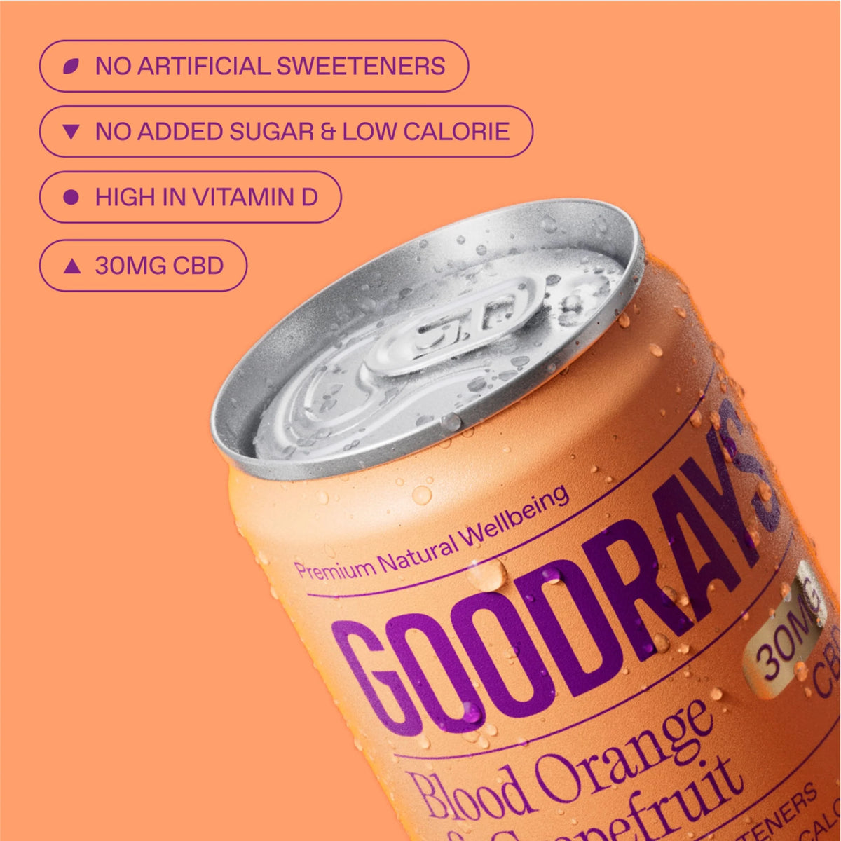 Natural Cbd Blood Orange & by GOODRAYS