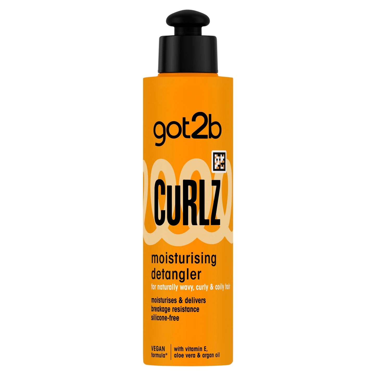 Curlz Moisturising Detangler Cream 200ml by got2b