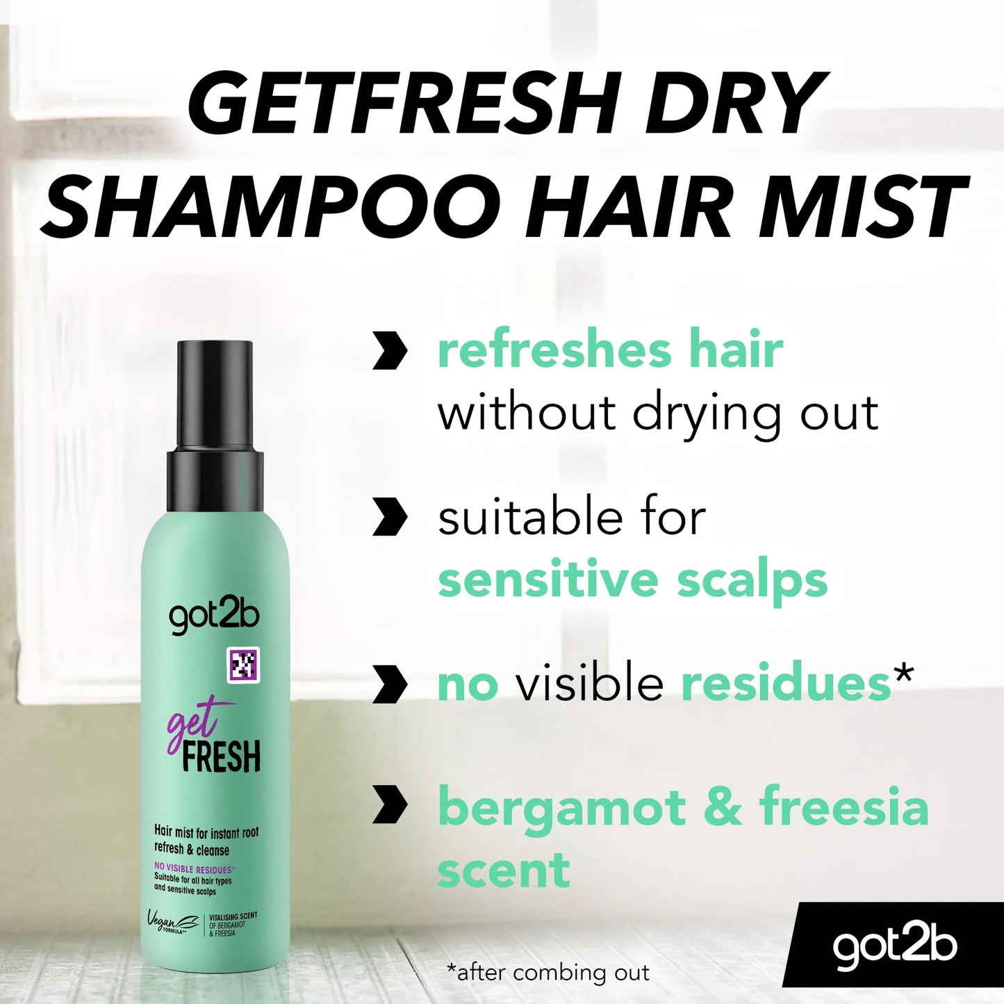 Get Fresh Hair Mist 150ml by got2b