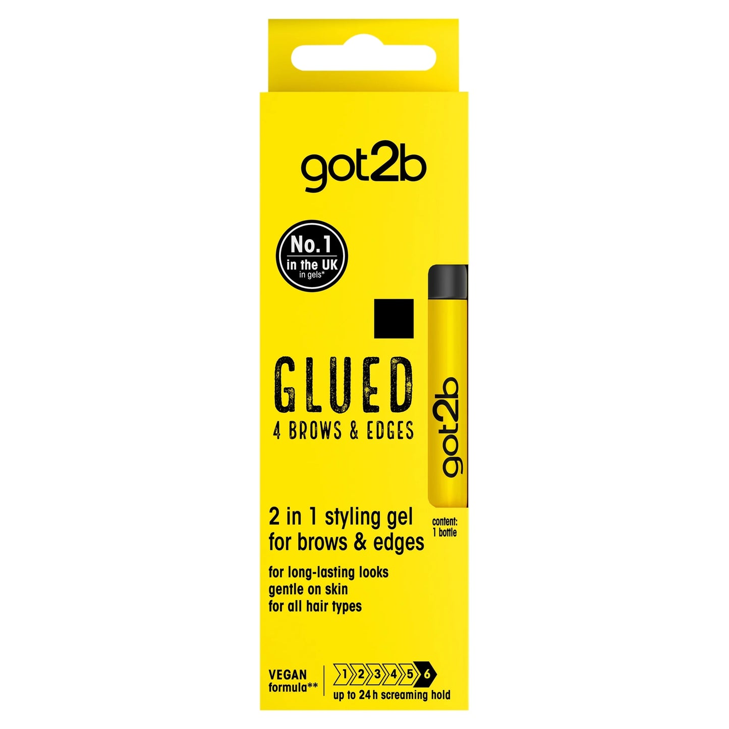 Glued 4 Brows & Edges 2in1 Gel 16ml by got2b