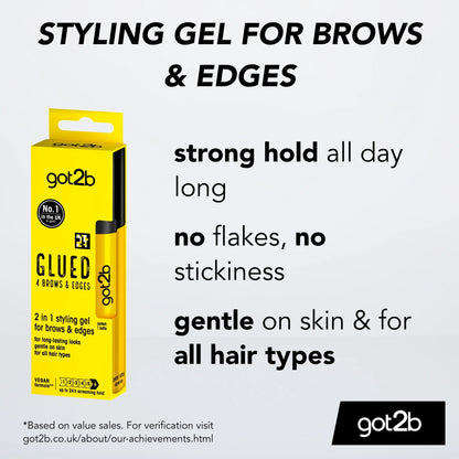 Glued 4 Brows & Edges 2in1 Gel 16ml by got2b