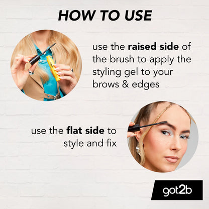 Glued 4 Brows & Edges 2in1 Gel 16ml by got2b