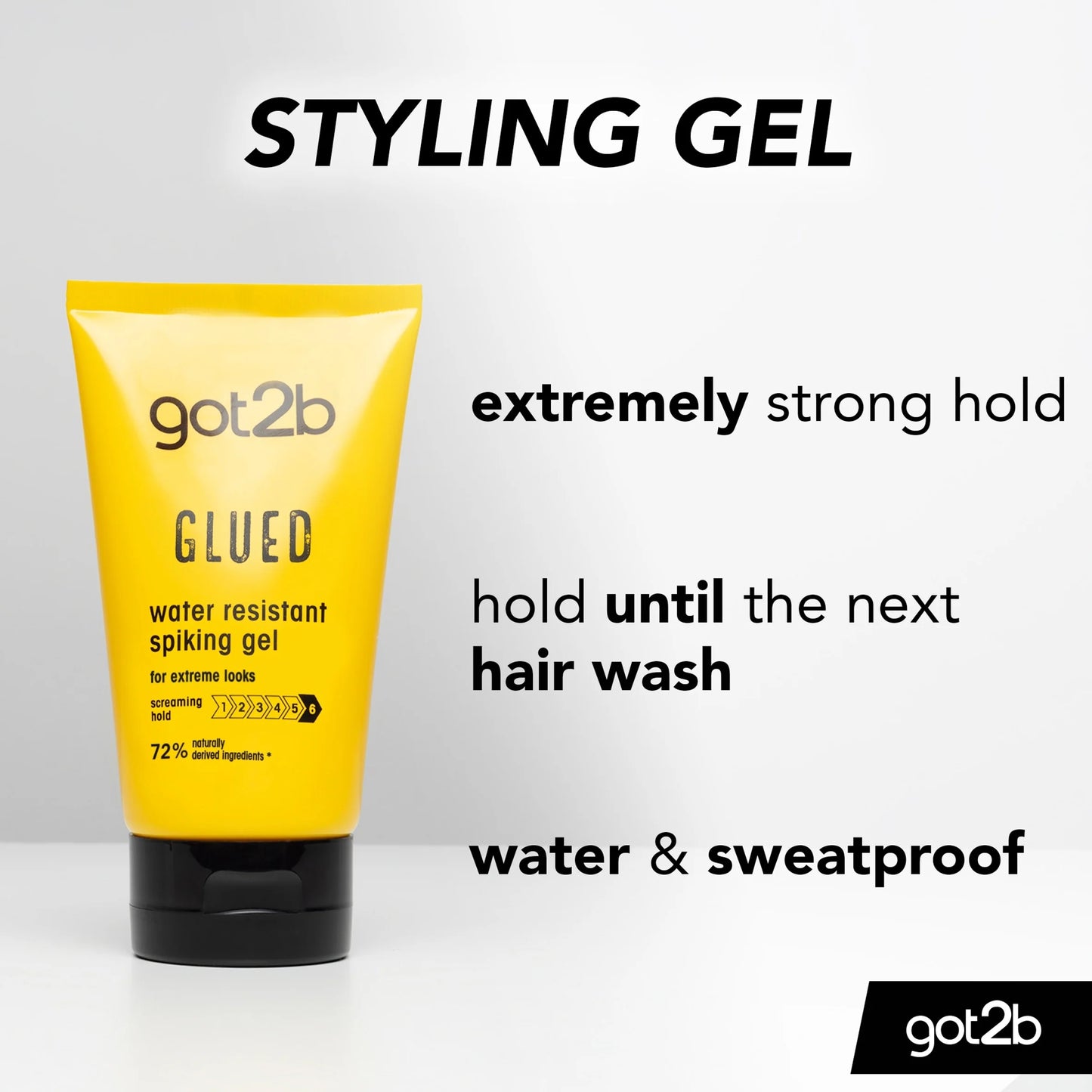 Got2b Glued Water Resistant Spiking Hair Gel 150ml by SCHWARZKOPF