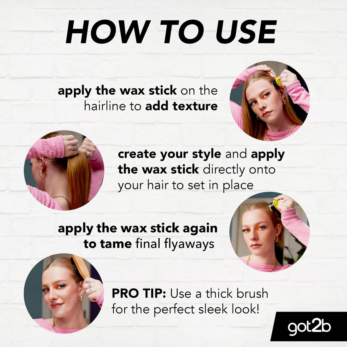 Glued Wax Stick 50g by got2b