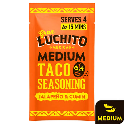 Jalapeno & Cumin Medium Taco Seasoning 28g by GRAN LUCHITO