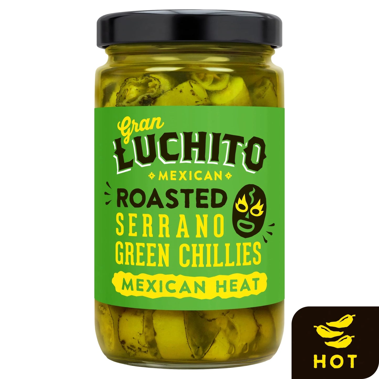 Roasted Serrano Green Chillies by GRAN LUCHITO