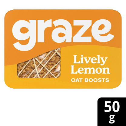 Lively Lemon Oat Boosts 50g by GRAZE