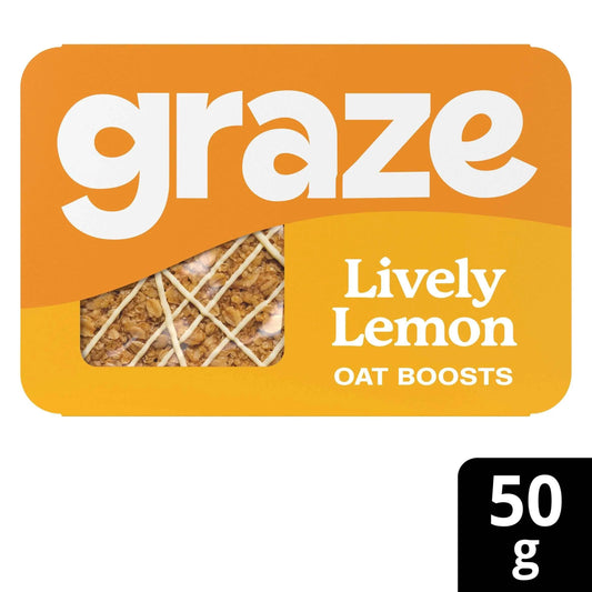 Lively Lemon Oat Boosts 50g by GRAZE