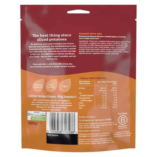 Smoky Barbecue Crunch 100g by GRAZE