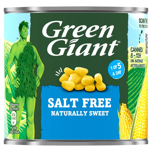 Salt Free Sweetcorn 340g by GREEN GIANT