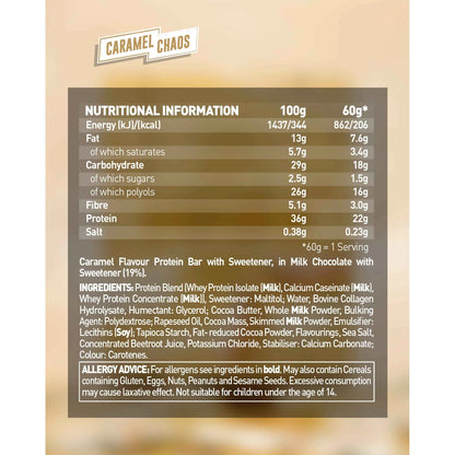 Carb Killa Protein Bar - Caramel Chaos 60g by GRENADE