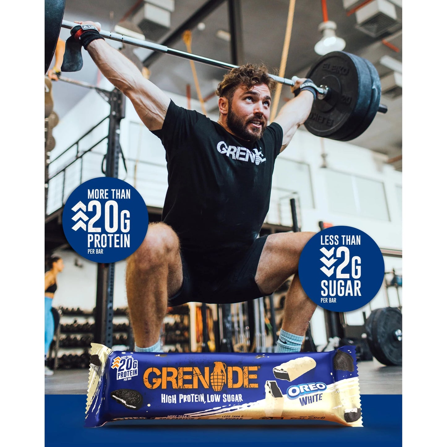 Oreo White Protein Bar - Cocoa & by GRENADE