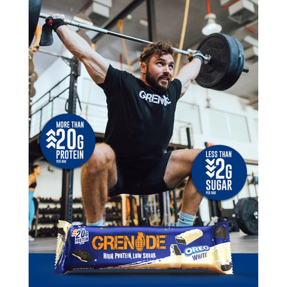 Oreo White Protein Bar - Cocoa & by GRENADE