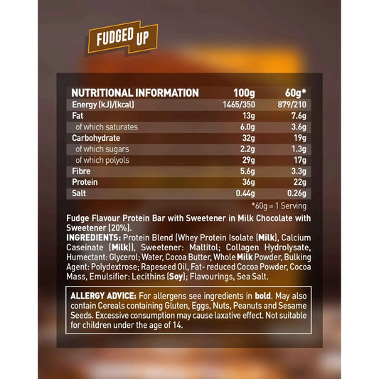 Protein Bar - Fudged Up Fudge 60g by GRENADE