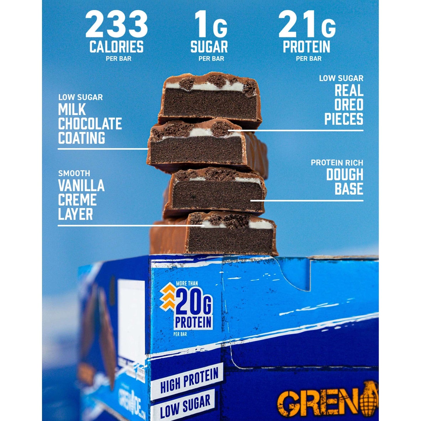 Protein Bar - Oreo 60g by GRENADE