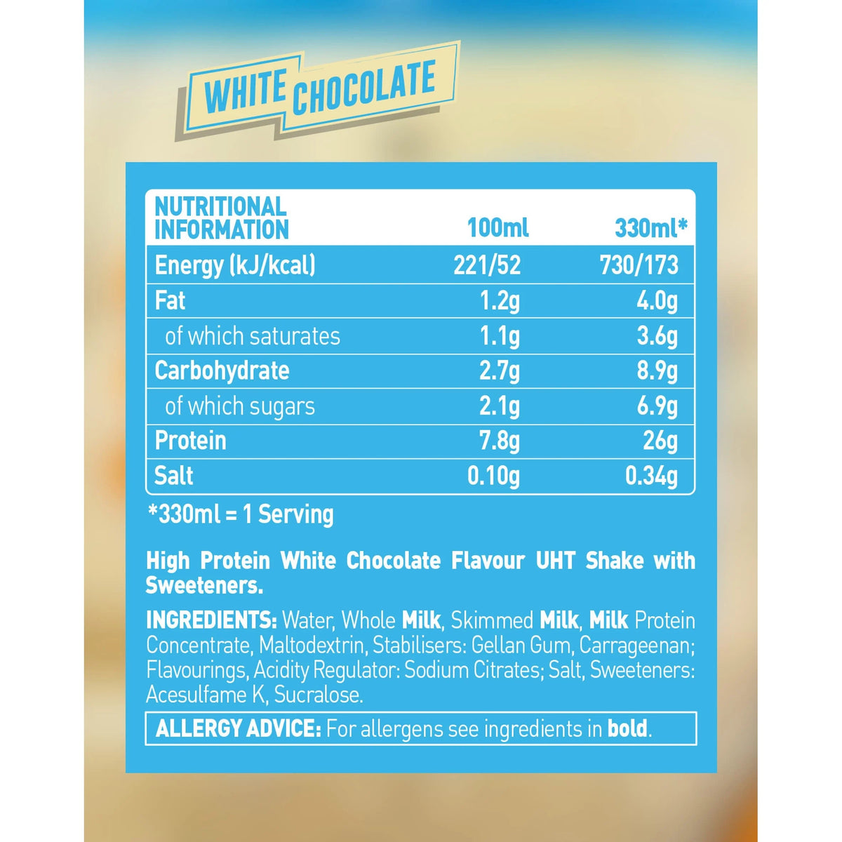 Protein Shake White Chocolate Flavour by GRENADE