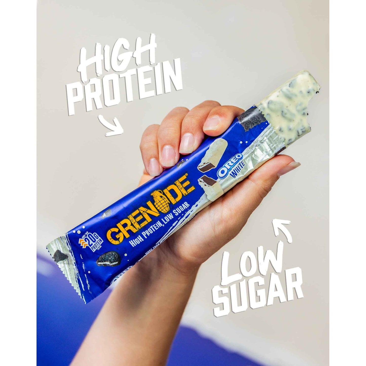 White Chocolate Oreo Protein Bar 60g by GRENADE