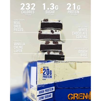 White Chocolate Oreo Protein Bar 60g by GRENADE