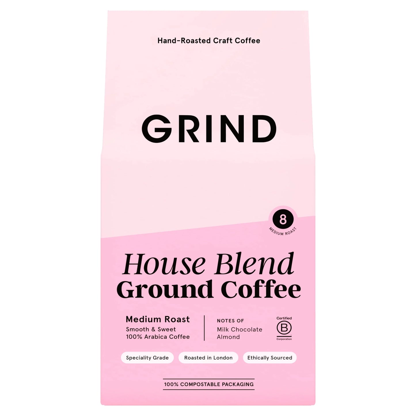 House Blend Ground Coffee, 200 Grams by GRIND
