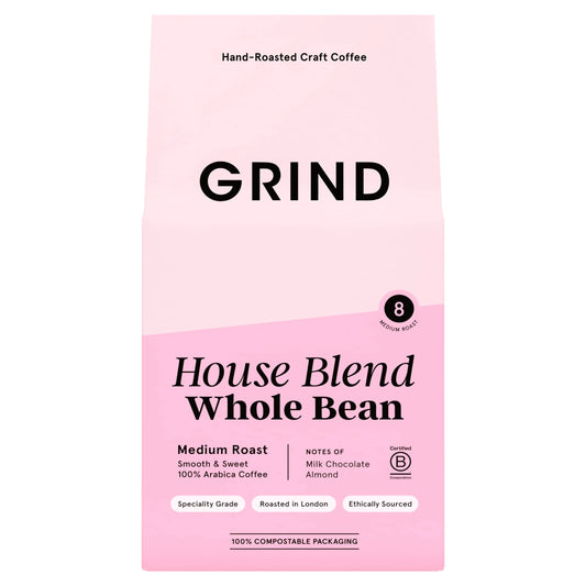 House Blend Whole Bean Coffee 200g by GRIND